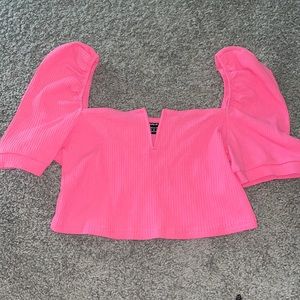 Hot Pink Crop Top
